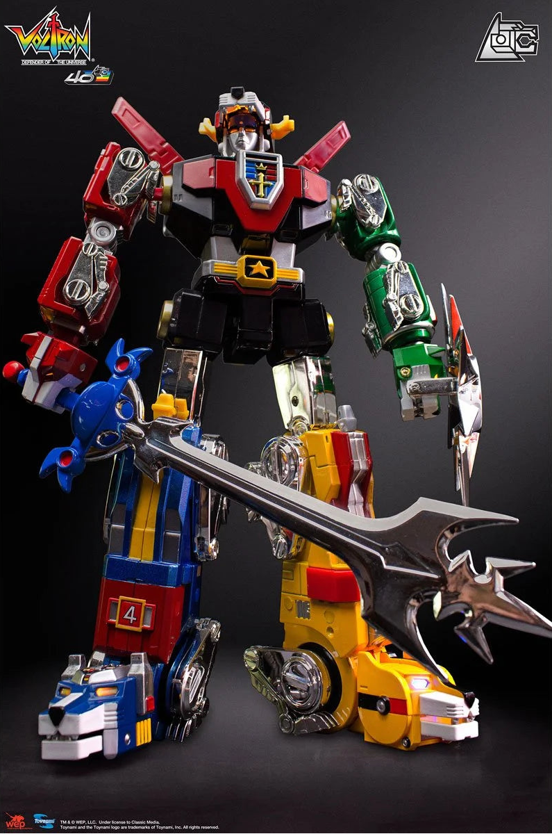 Voltron Defender of the Universe 40th Anniversary Collector's Set