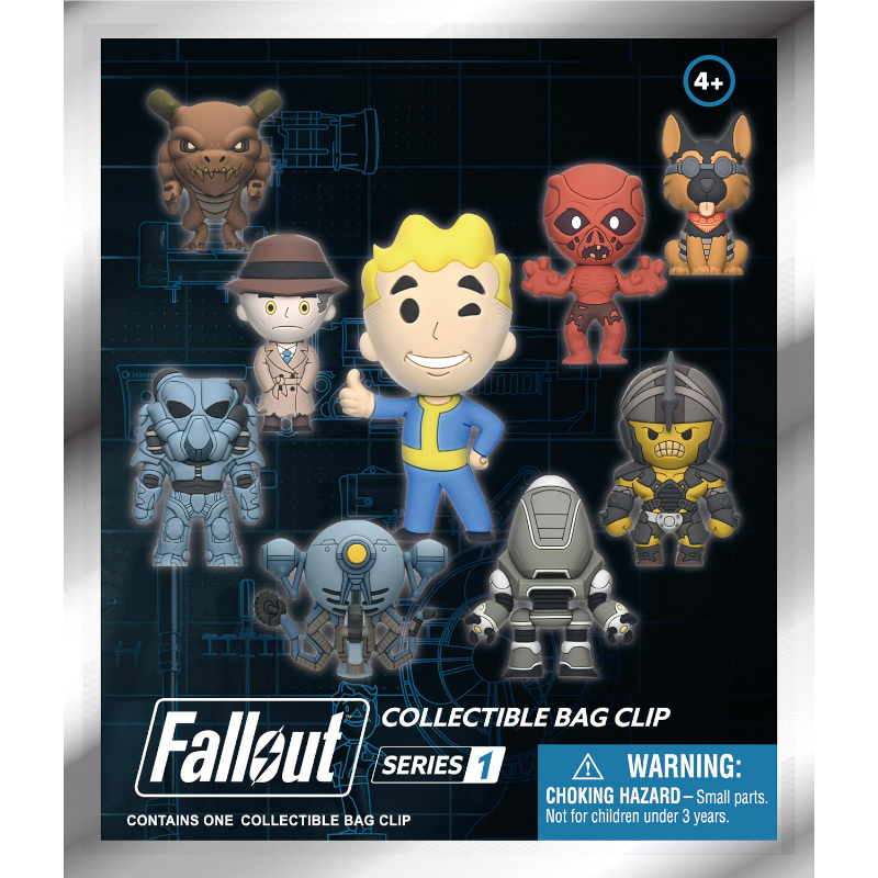 Fallout 3D Foam Bag Clip
