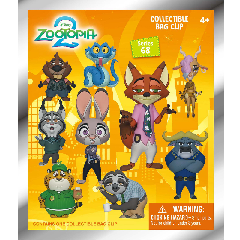 Zootopia 2 3D Foam Bag Clip